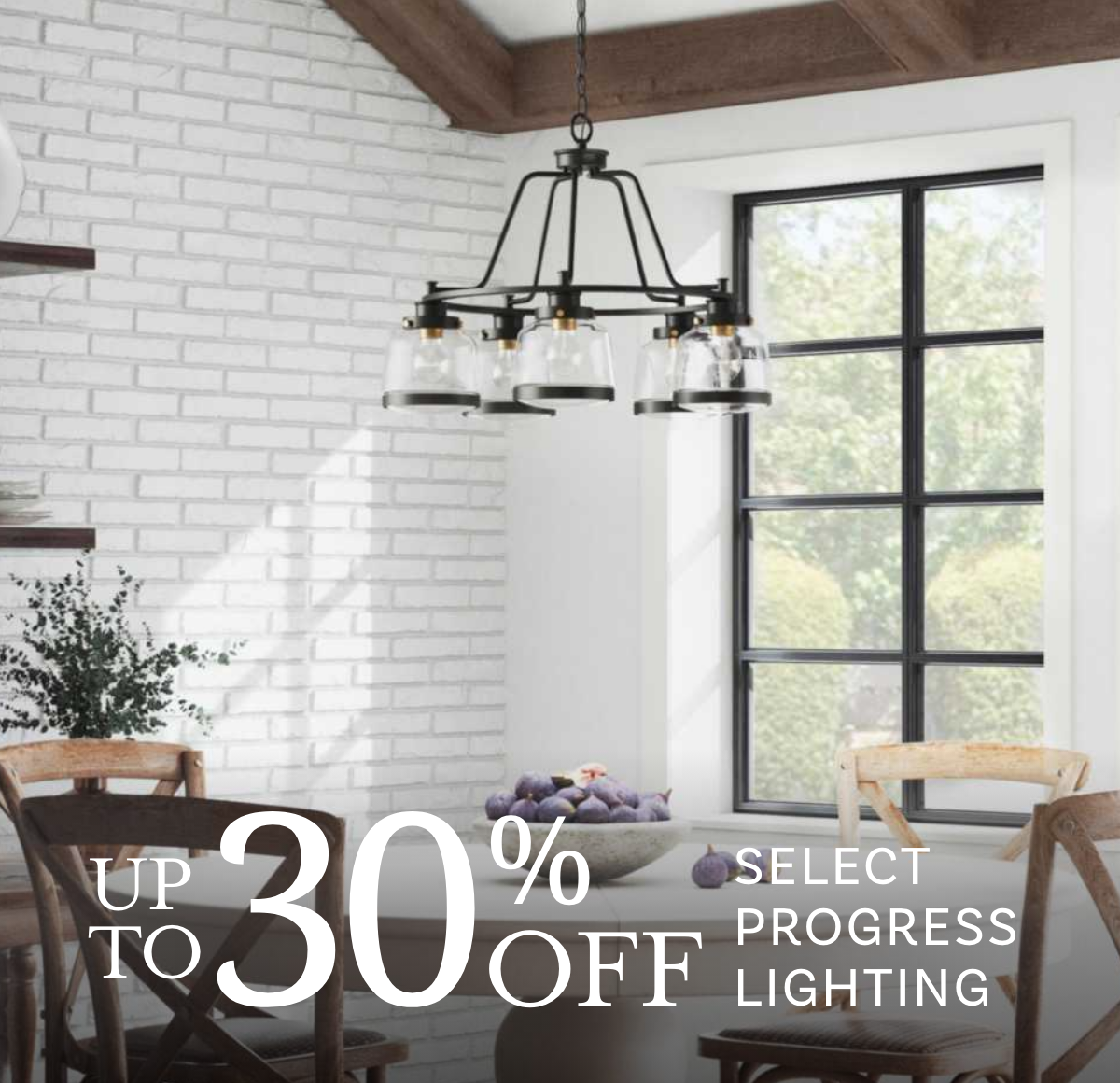 Up to 30% off select Progress Lighting