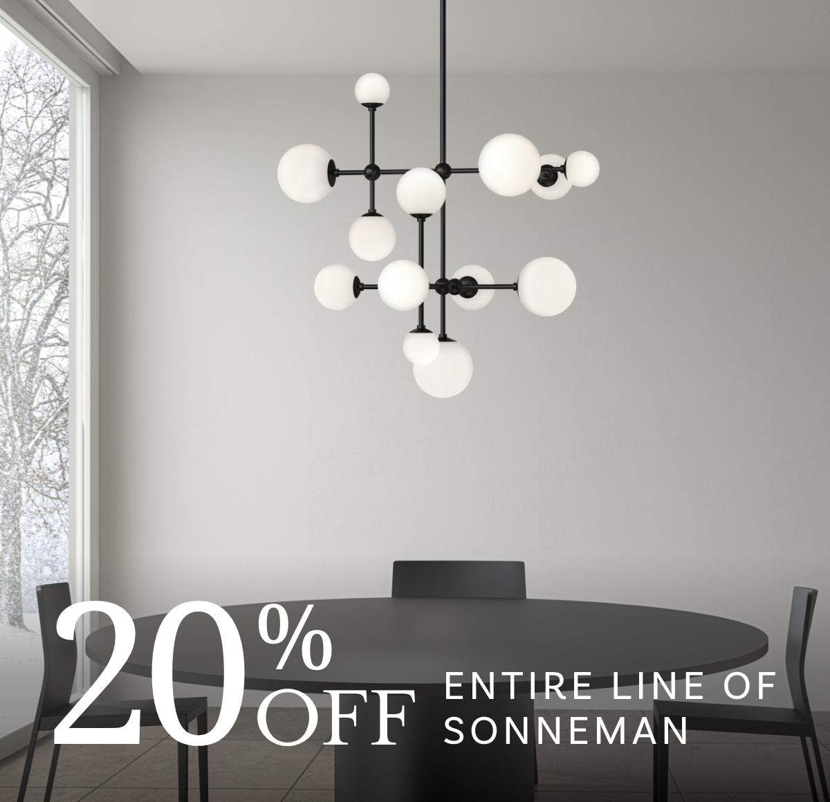 20% off Sonneman