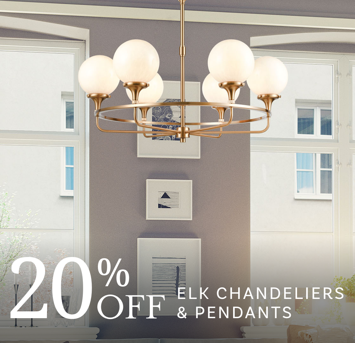 20% off select Elk Lighting