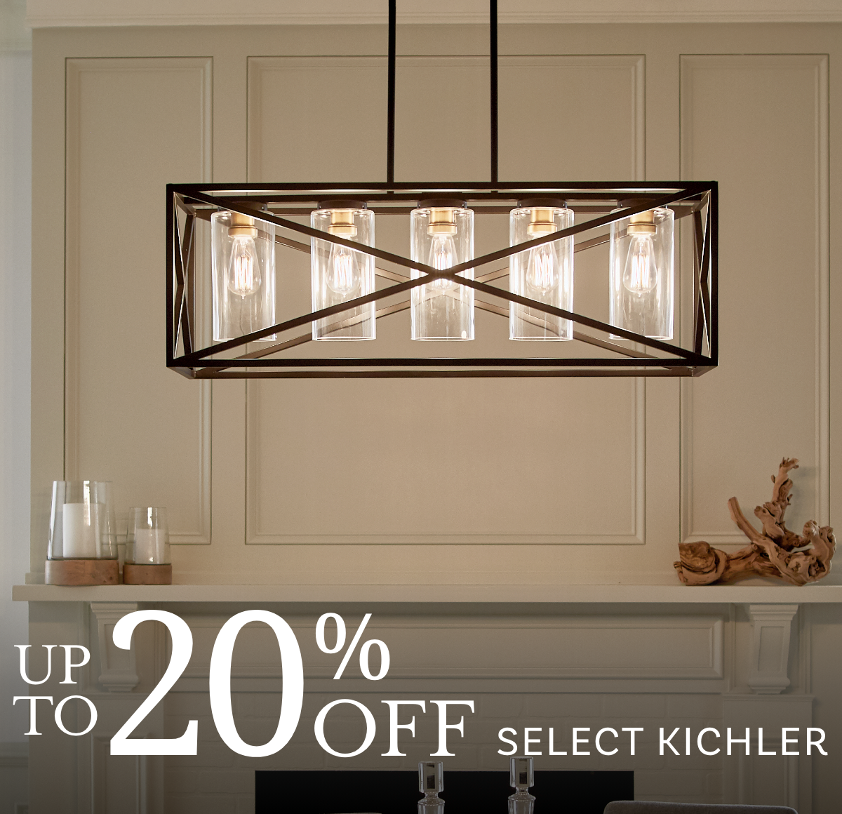 Up to 20% off select Kichler