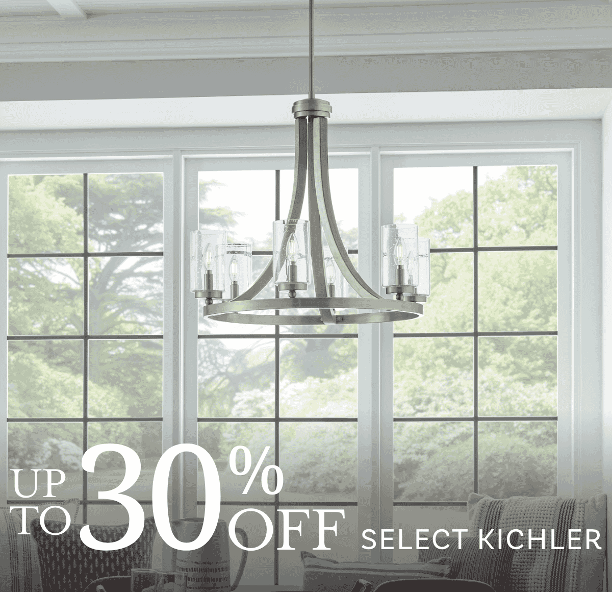 Up to 30% off select Kichler