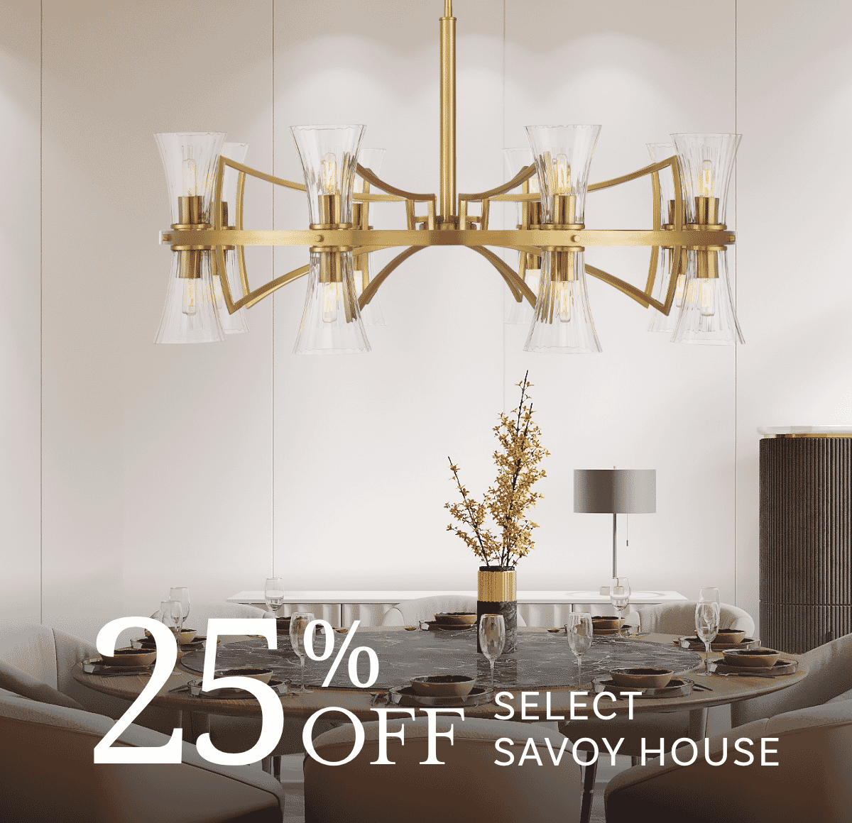 25% off select Savoy House